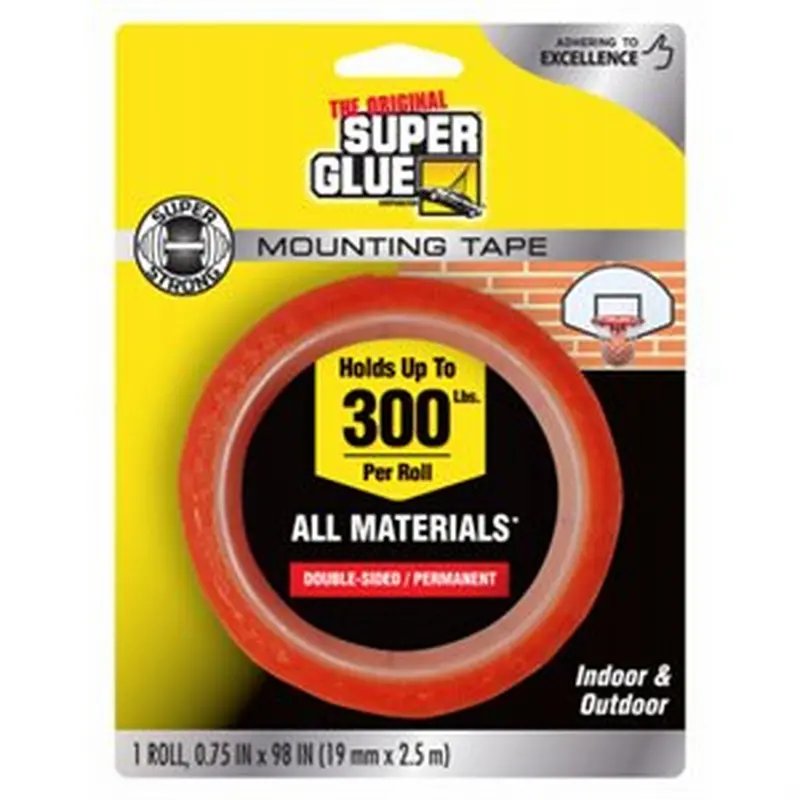 0.75 In × 98 In Clear Super-Strong Double-Sided Mounting Tape 1