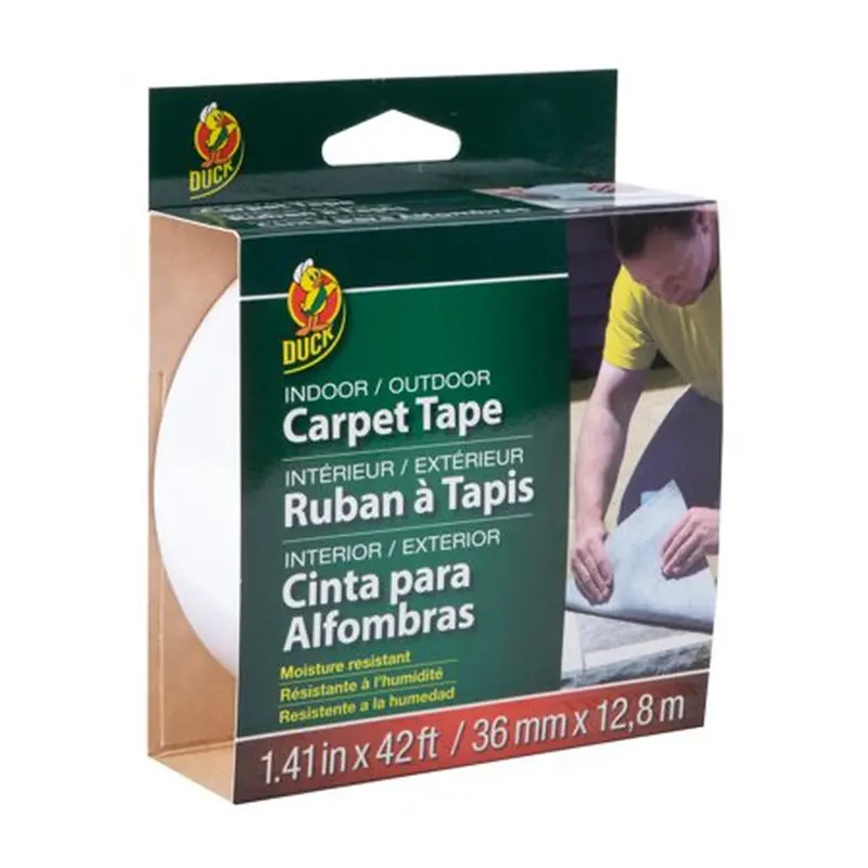 1.41-Inch X 42-Foot White Carpet Seam Tape – Double-Sided Adhesive Roll 1