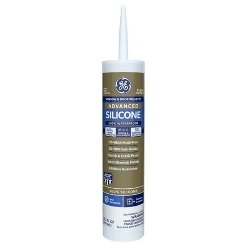 10.1 Oz Clear Advanced Silicone 2 Sealant For Windows & Doors 1