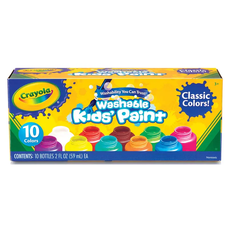 10-Color Washable Kids' Paint Set 1