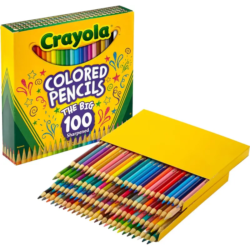 100-Piece Assorted Colored Pencil Set – Premium Quality (68-8100) 1