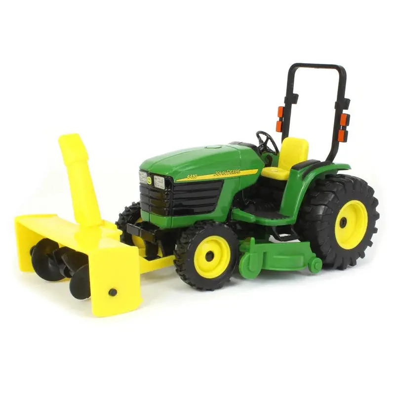 1:16 Scale John Deere 4410 Tractor Model – With Mower Deck & Snowblower Attachments 1