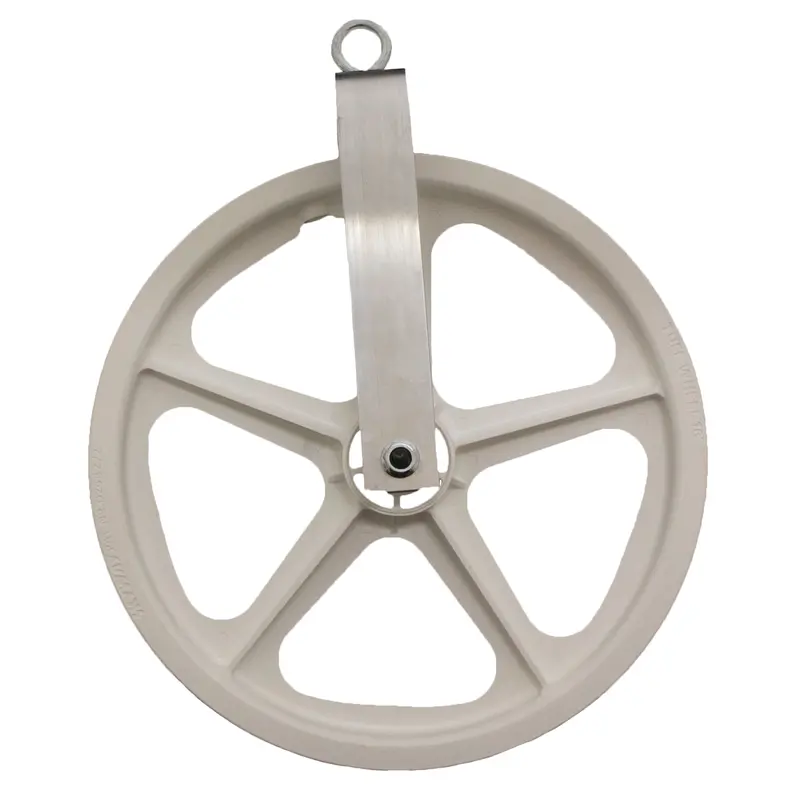 12-Inch Clothesline Pulley System – Durable Rope-And-Wheel Hardware (Model 12Whl) 1