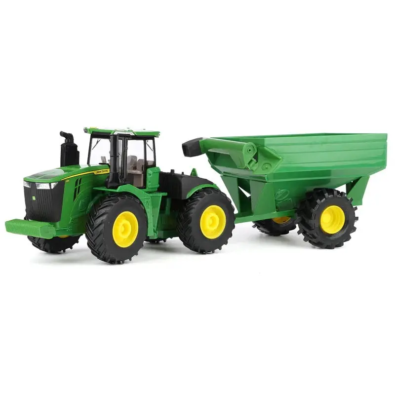 1:32 Scale John Deere 9R Tractor With Matching Grain Cart – 47685 1