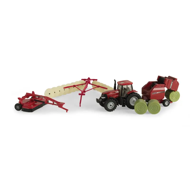 1:64 Scale Case Ih Haying Equipment Toy Set – 44078 1