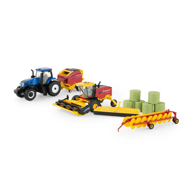 1:64 Scale New Holland Haying Set – Collectible Farm Equipment Model 1