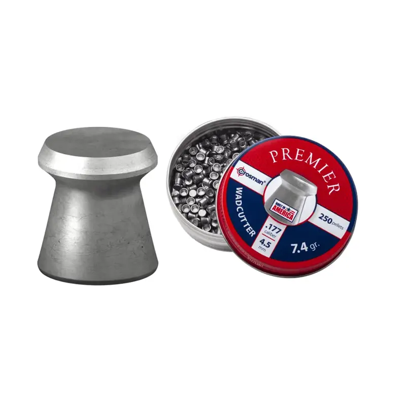 .177 Caliber Premier Wadcutter Airgun Pellets – 250-Count Pack 1