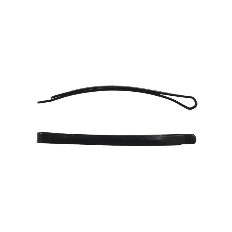 2-Inch Flat Wide Metallic Bobby Pins (Pack Of 12) 1