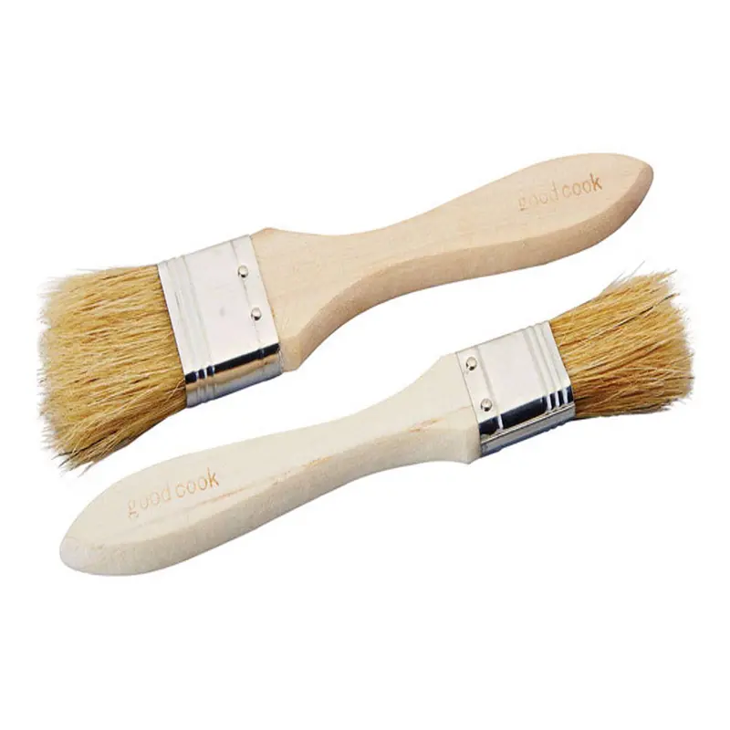2-Piece Pastry And Basting Brush Set – Silicone & Nylon Bristles (21999) 1