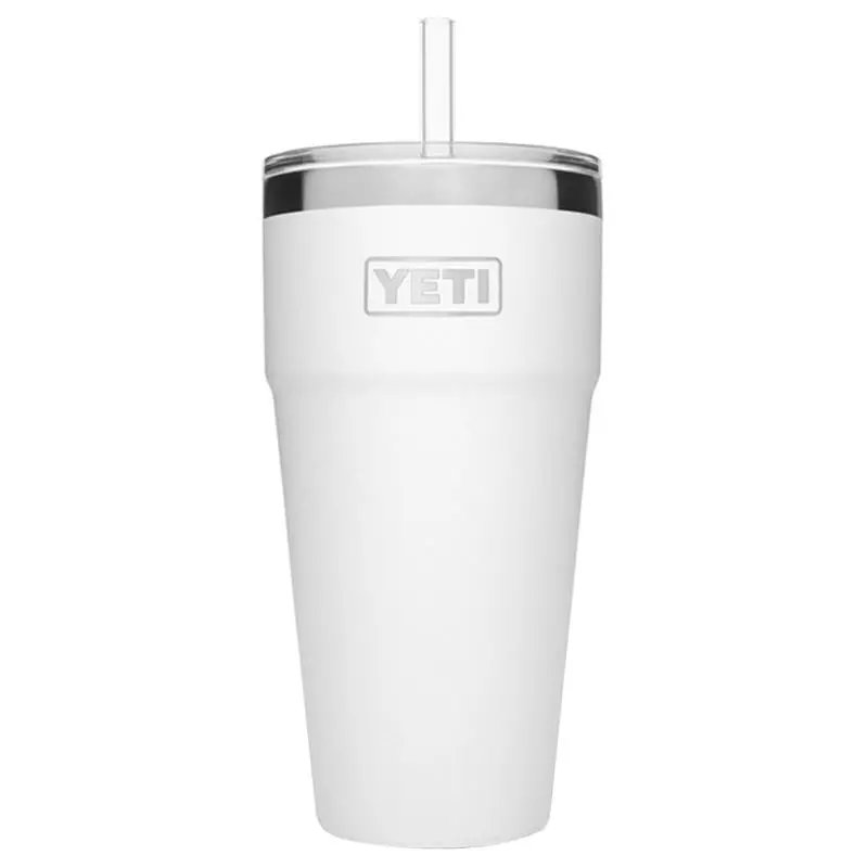 26 Oz Insulated Rambler Straw Tumbler – Stainless Steel Vacuum Cup 1