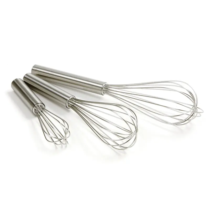 3-Piece Stainless Steel Whisk Set – Balloon, French & Flat Styles Included 1