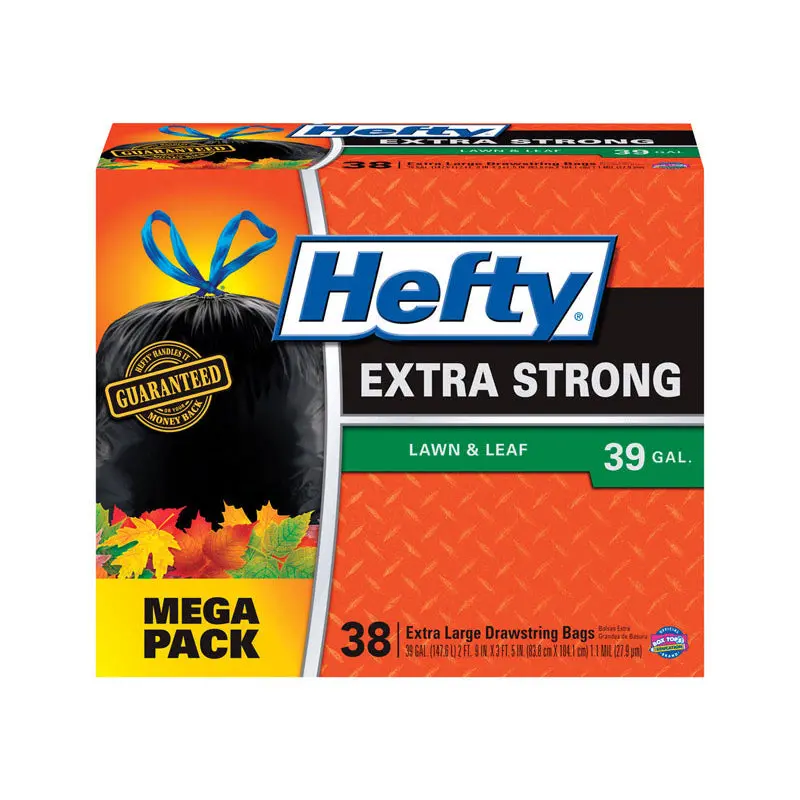 39-Gallon Lawn & Leaf Trash Bags – 38-Count Heavy-Duty Biodegradable Bags 1