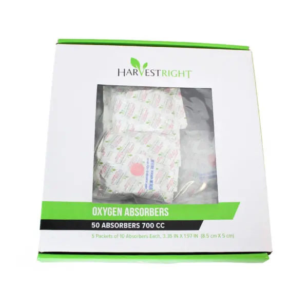 50-Pack Oxygen Absorber Packets For Food Preservation (Oxy-002) 1