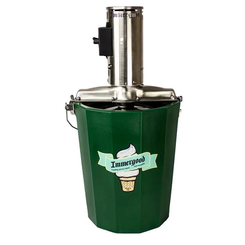 6-Quart Motorized Ice Cream Maker Freezer – Ig6E Model 1021 1