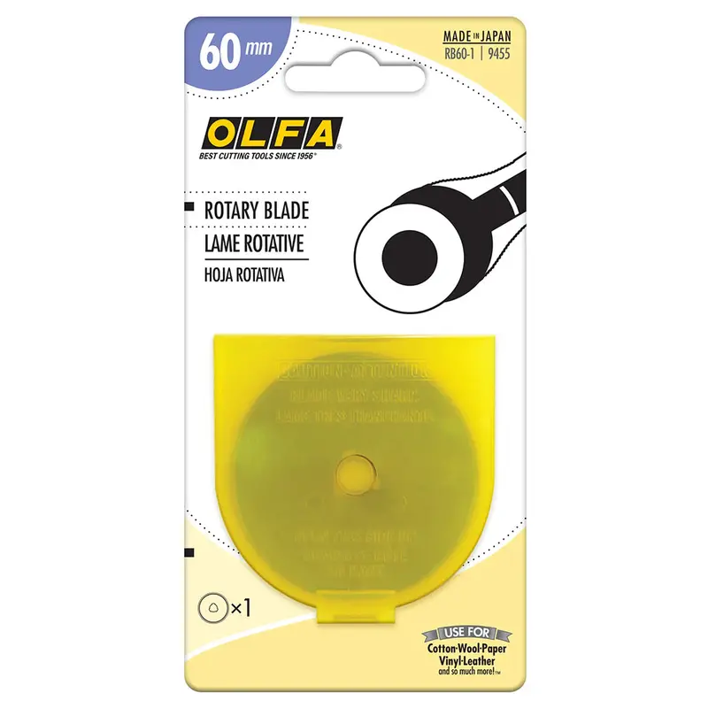 60Mm Rotary Blade Refills For Craft Cutters – Compatible Replacement – Model O-945 1