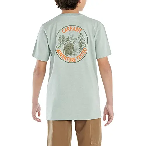 Adventure-Themed Boys' Short-Sleeve T-Shirt – Soft Cotton Top 1