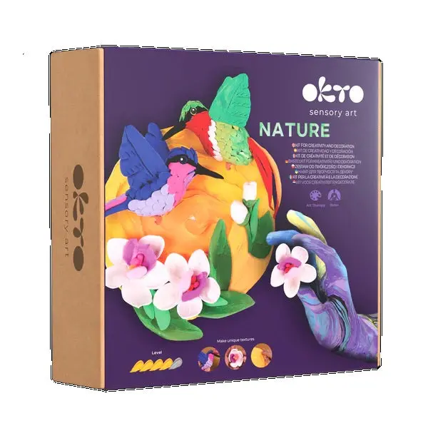 Air-Dry Clay 3D Painting Kit – Hummingbird-Themed Craft Set 1