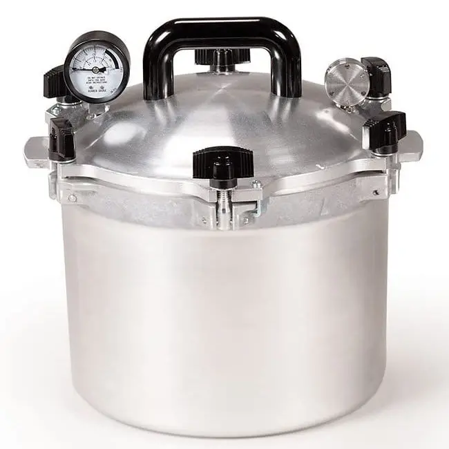 All-American Pressure Cooker – Heavy-Duty Aluminum Stovetop Cooking Pot (Model 915) 1