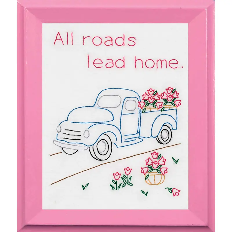 All Roads Lead Home Embroidery Sampler – 181-729 1