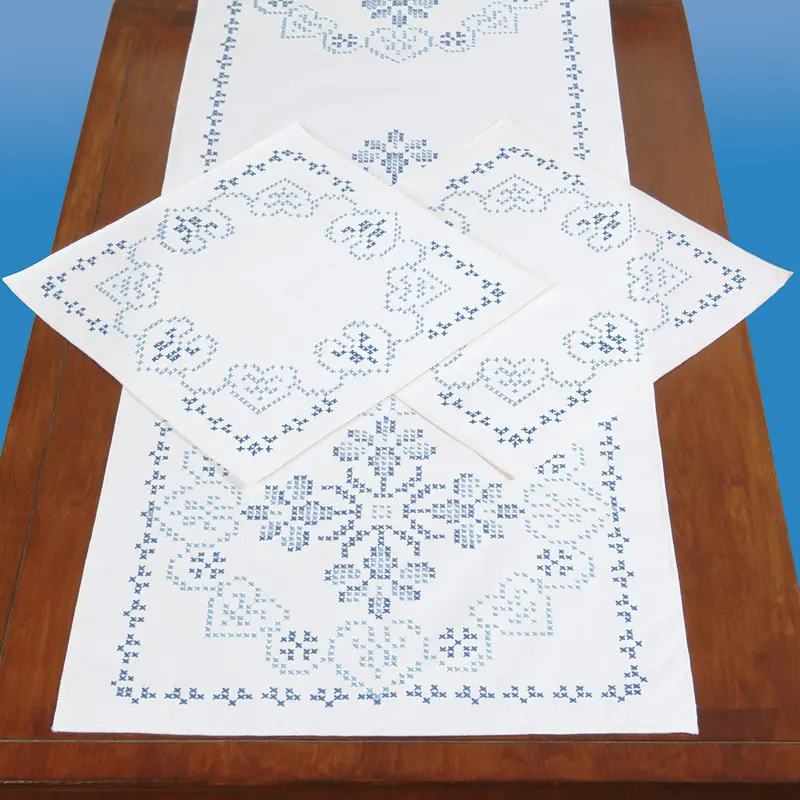 Americana Scarf And Doily Combo Set – 448-366 1