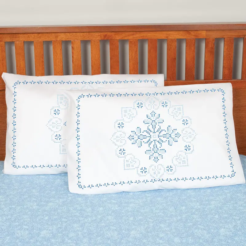 Americana-Style Pillowcase Shams – Patriotic & Vintage-Inspired Home Accents (Style 1685-366) 1