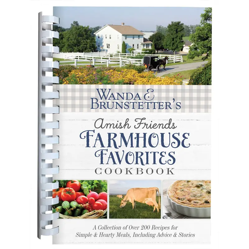 Amish Friends Farmhouse Favorites Cookbook By Wanda E. Brunstetter – Rustic Country Dishes 1