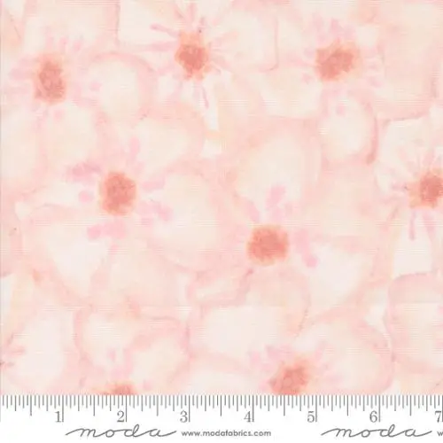 Anemone Floral Watercolor Cotton Fabric – Blooming Lovely Collection 1