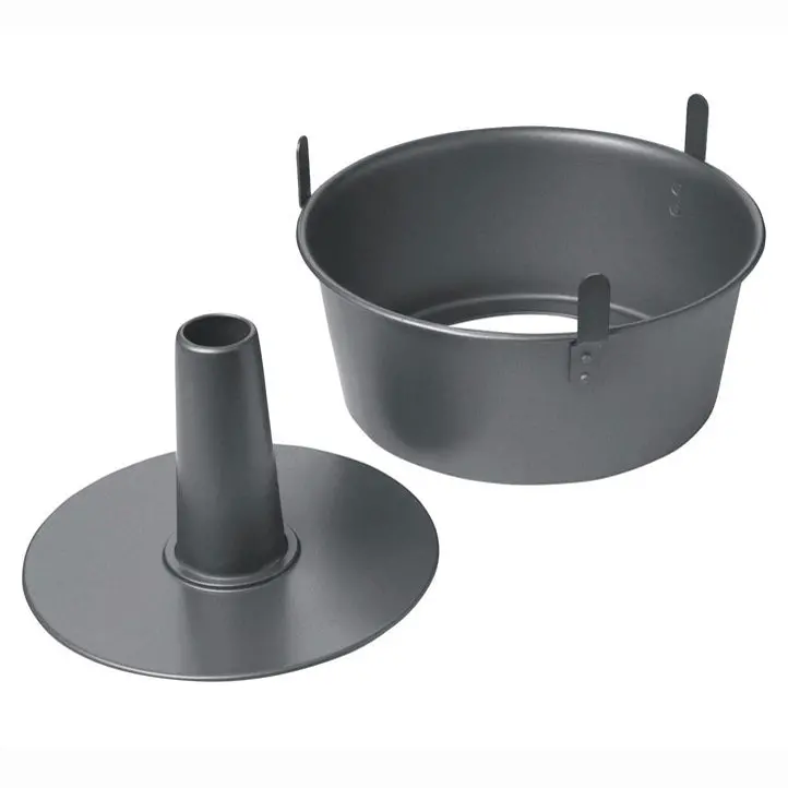 Angel Food Cake Pan – Nonstick Aluminum Tube Pan For Perfectly Light Cakes 1