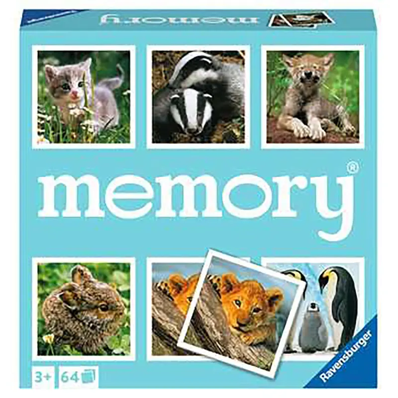 Animal Babies Matching Memory Game For Kids (20879) 1