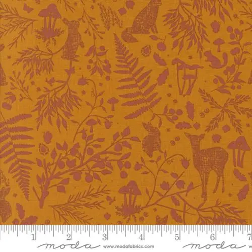 Animals & Leaves Cotton Fabric – Frivolity Collection #43192 1