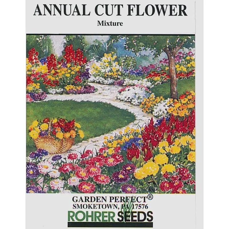 Annual Cut Flower Seed Mix – Long-Stemmed, Bouquet-Quality Blooms 1