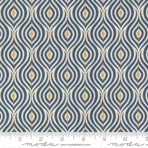 Apple Core Geometric Cotton Fabric – Nutmeg Collection 30703 1
