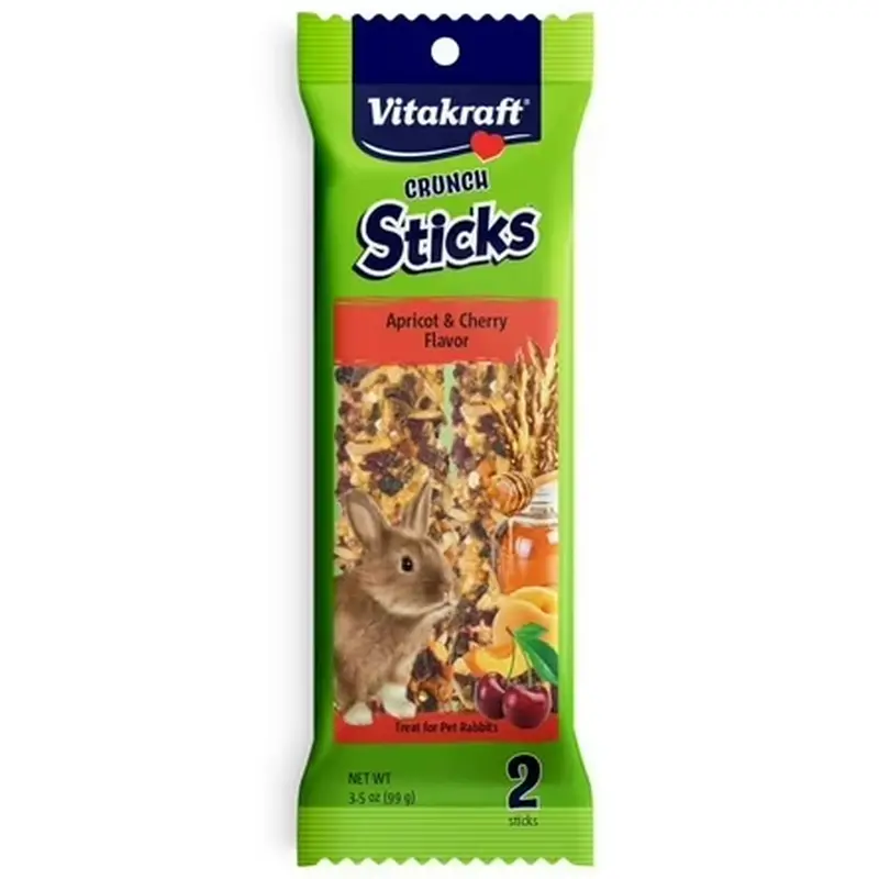 Apricot-Cherry Crunch Sticks For Rabbits – 3.5 Oz 1
