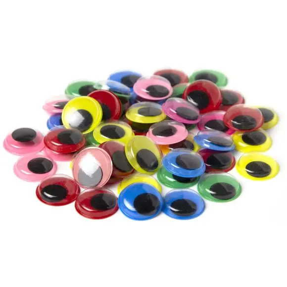 Assorted Wiggle Eyes – 40Mm Mixed-Size Pack For Diy Projects (40000915) 1