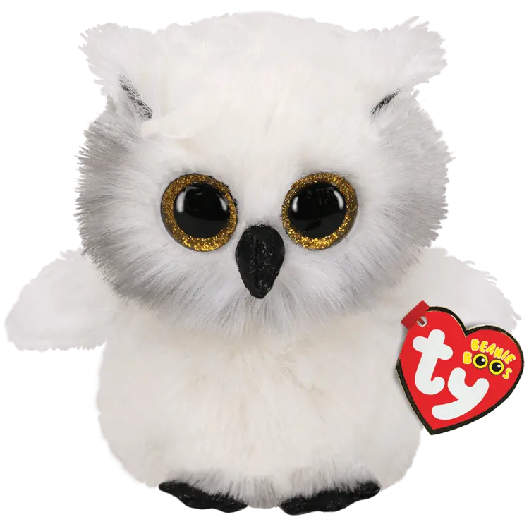 Austin The Owl Beanie Boo – Soft Collectible Stuffed Toy 36305 1
