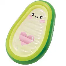 Avocado-Shaped Inflatable Pool Float – Fun Summer Lounge Float (Model 58739Ep) 1