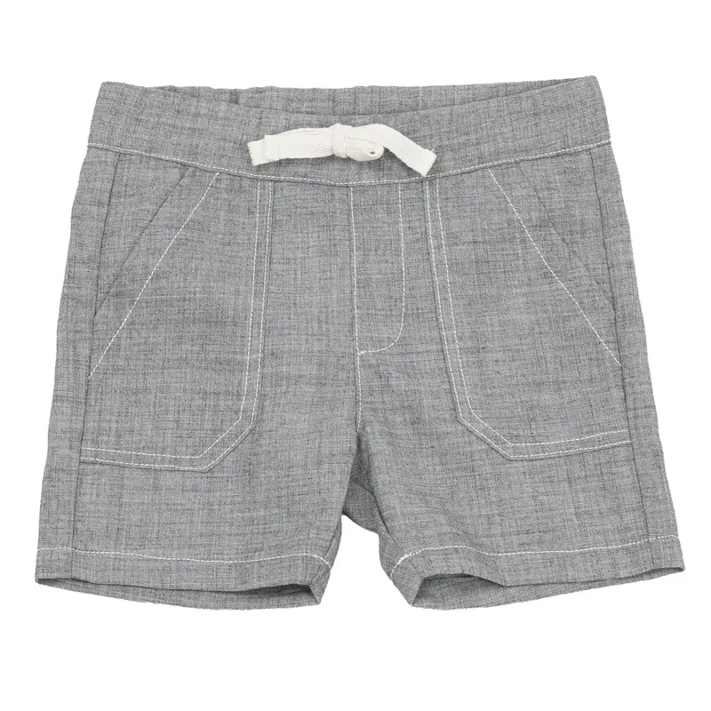 Baby Boy’S Drawstring Shorts – Lightweight Cotton Blend Casual Bottoms (A2104) 1