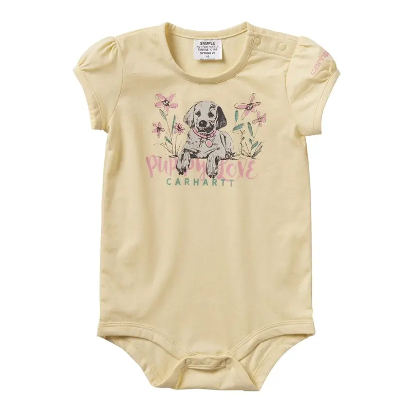Baby Girl Solid Color Bodysuit – Soft Cotton Everyday Infant Top 1