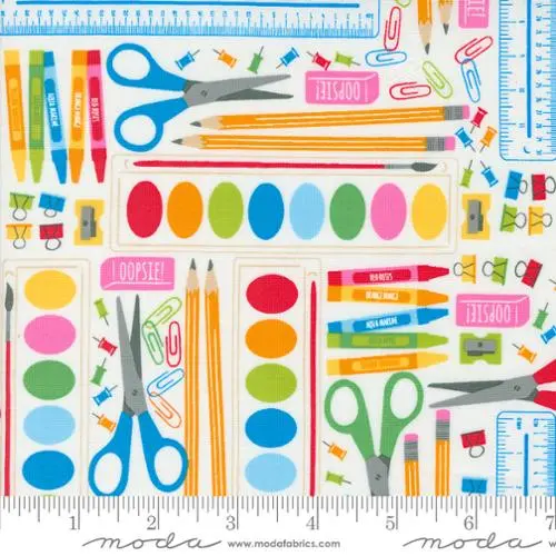 Back-To-School Cotton Fabric Collection – School-Themed Textile 20891 2
