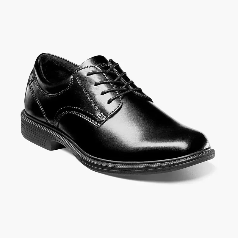 Baker Street Men’S Oxford Shoes – Polished Plain-Toe Formal Footwear (84358) 1