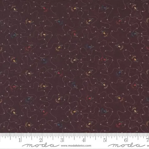Bee Balm Cotton Fabric – Clover Blossom Farm Collection #9716 1