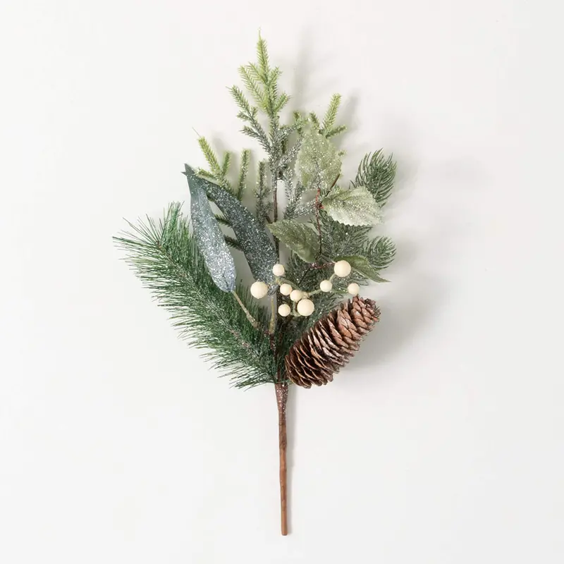 Berry & Pinecone Floral Pick Arrangement Accent (Px1166) 1