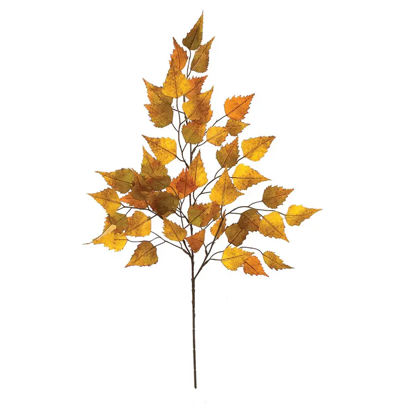 Birch Branch Spray – Realistic Faux Greenery For Seasonal Displays 1