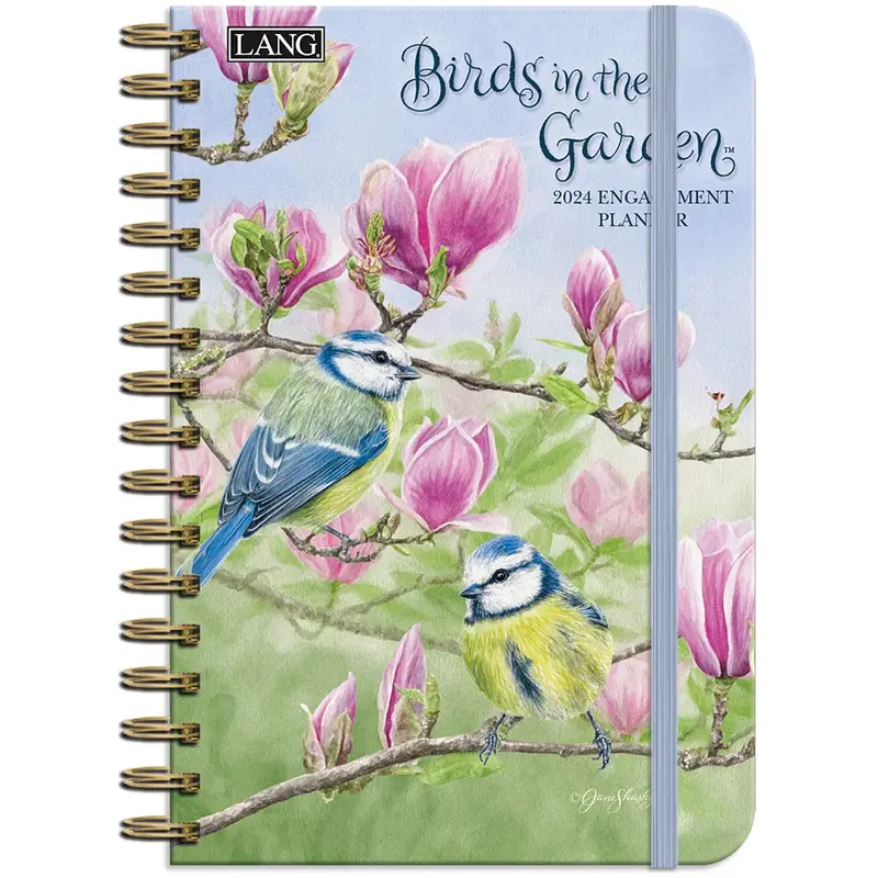 Birds In The Garden 2024 Spiral Planner – Nature-Inspired Daily Planner 1