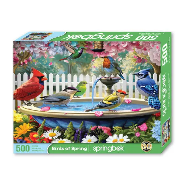 Birds Of Spring 500-Piece Jigsaw Puzzle – Nature-Inspired Art (33-01735) 1