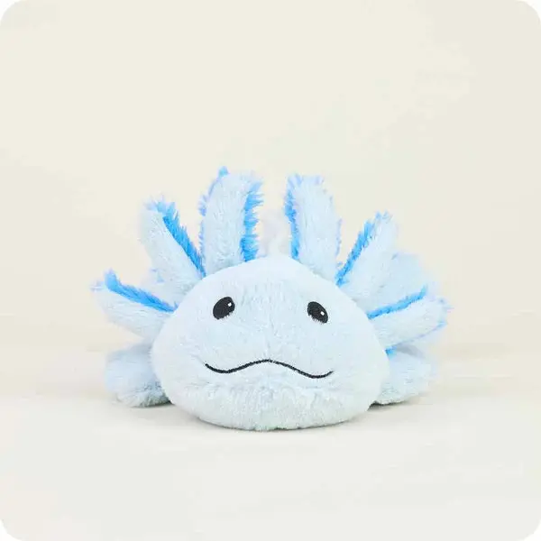 Blue Axolotl Warmies Plush Heating Pad – Microwaveable Soothing Toy (Cp-Axo-Bl) 1