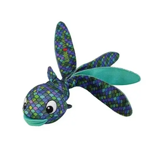 Blue Large Wubba Finz Squeaking Dog Toy 1