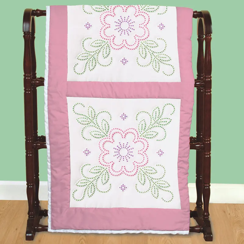 Botanical Floral Quilt Block Set – 18-Inch 732-97 1