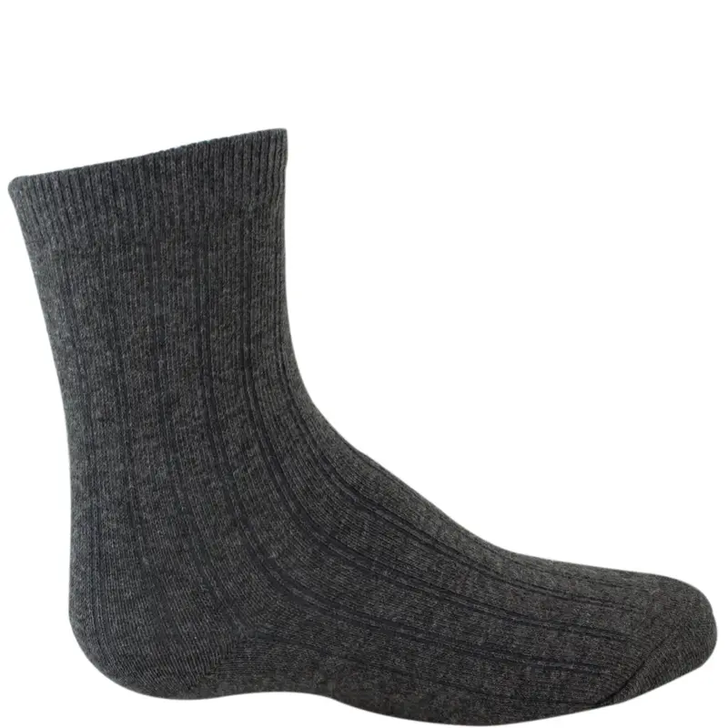 Boys' Classic Rib-Knit Crew Socks – Pack Of 3, Everyday Comfort 1159 1