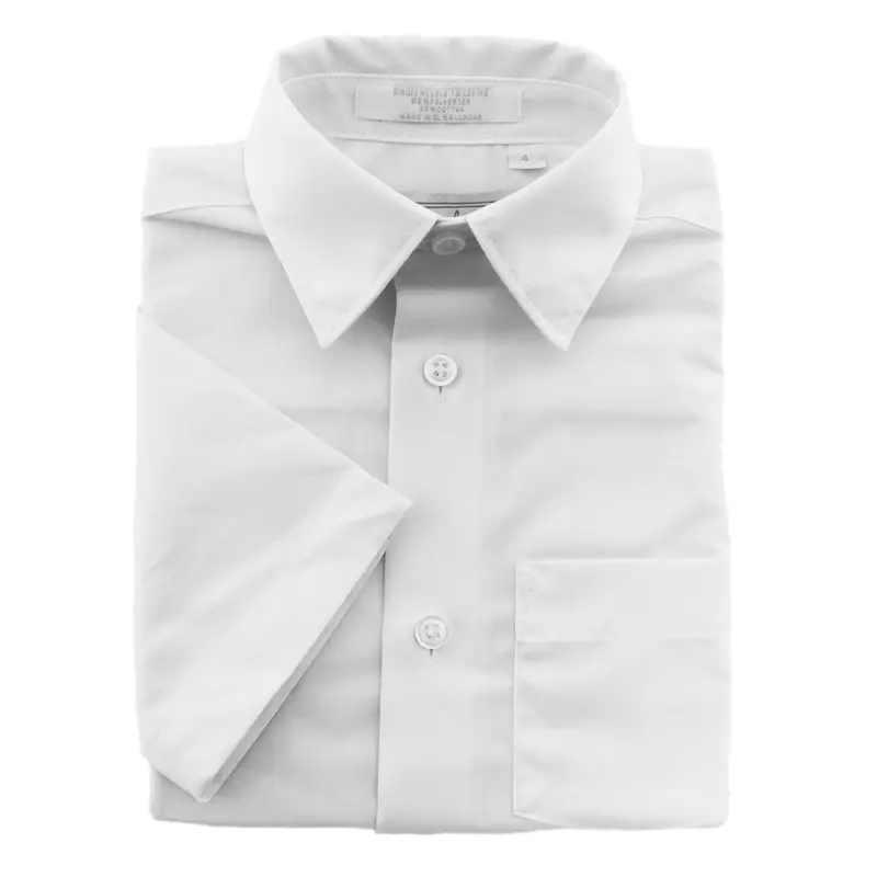 Boys' Classic White Dress Shirt – Short-Sleeve Formal Top (Sizes Infant To Youth, Style 2186) 1